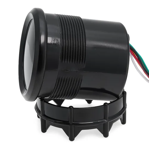 Imagen 2 del producto Tacómetro automático con lente ahumada de 2 "", 52mm, LED blanco personalizado, 0-8000 RPM, medidor de tacómetro de 52mm, 1-8 cilindros, coche de carreras de gasolina, 12V