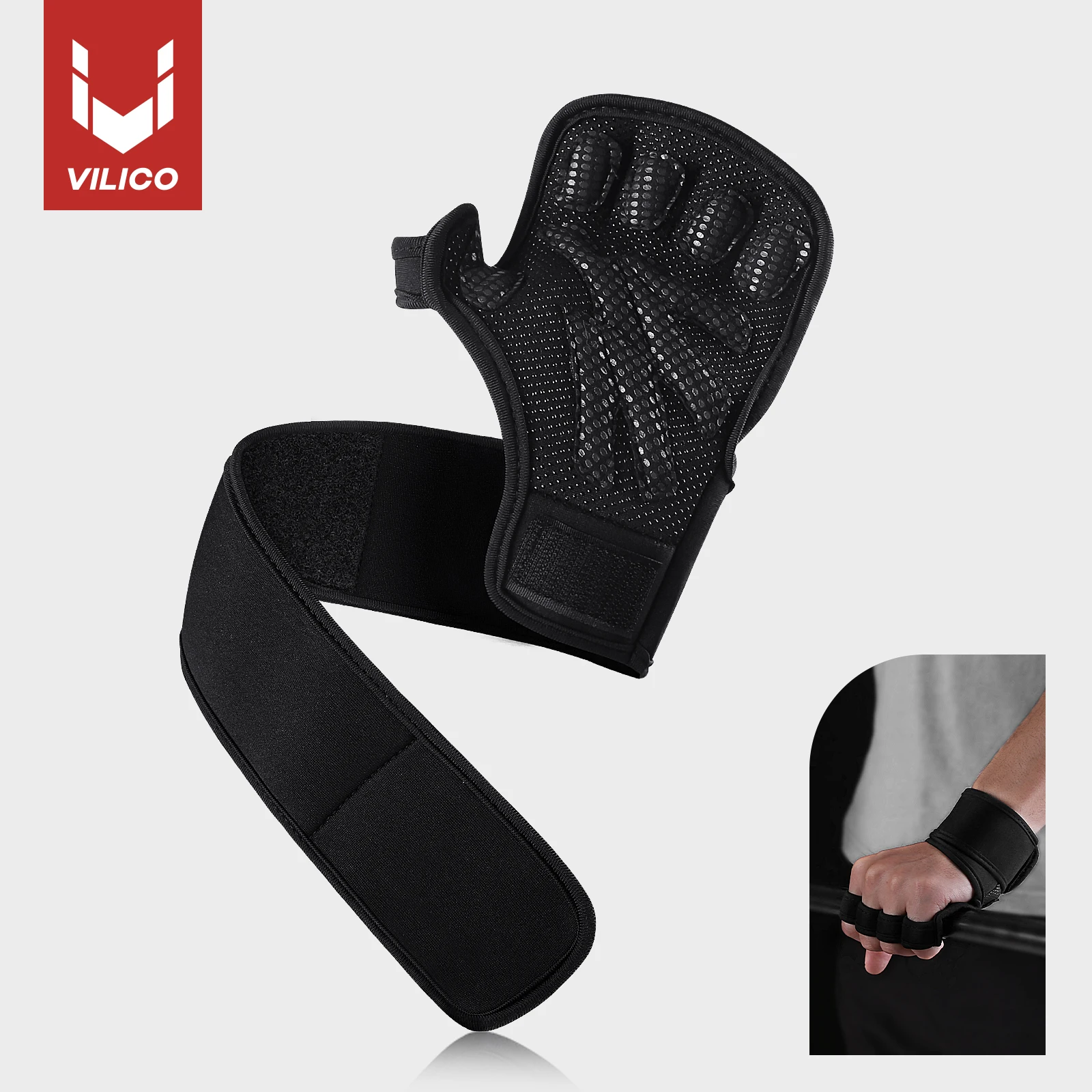 Kyncilor Professional Fitness Hard Pull Iron Outdoor Gloves with Thickened and Wear-resistant EVA Palm Pad for Palm Protection