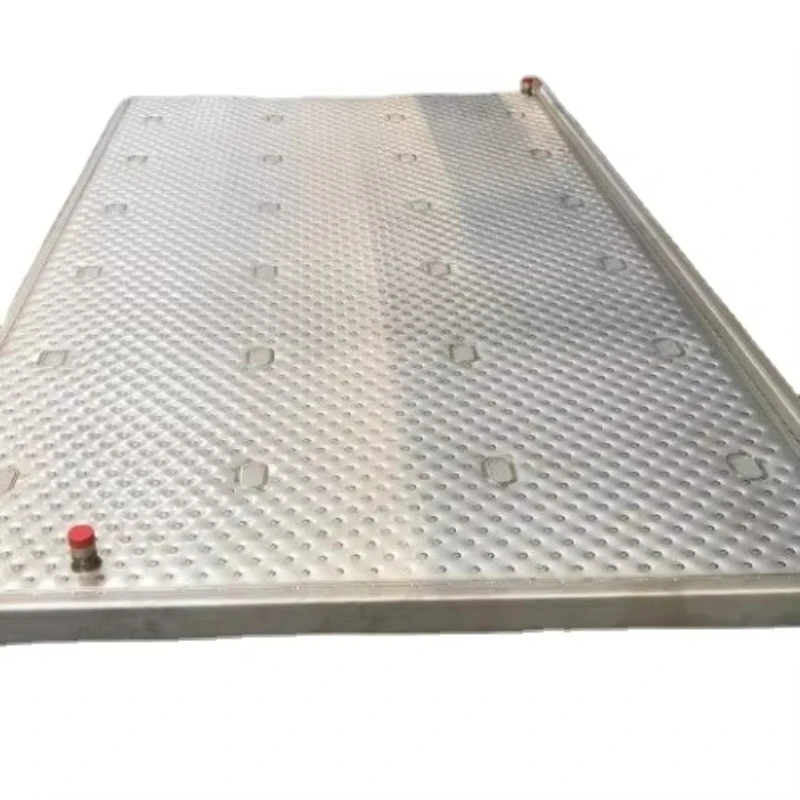 

Cooling stainless steel pillow plate cooling heat exchanger for chemical industry