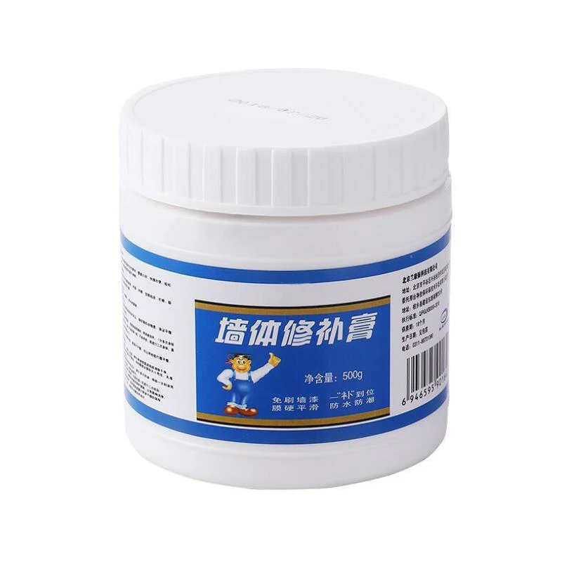 500g Wall Mending Agent Wall Repair Cream Wall Crack Repair Agent Walls Peeling Graffiti Gap Repair Paste with Scraper