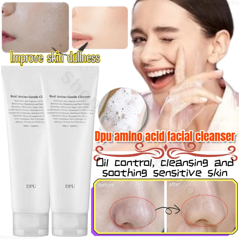 

DPU Amino Acid Sensitive Skin Repair Facial Cleanser Mild Oil Control Moisturizing Deep Cleansing Foaming Cleanser 120ml