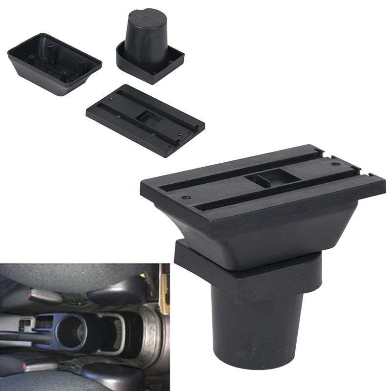 For Toyota Aqua Armrest For Toyota Aqua Prius C Interior Parts special Retrofit Car Armrest Center Storage box USB cup holder