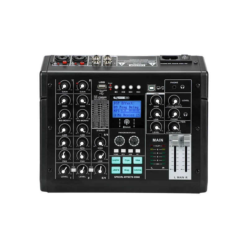 Xtuga New Arrival SK-4 Mini 4 Channels Professional Audio Sound Cards & Mixers