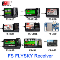 FlySky FS-R6B  FS-GR3E FS-IA10B  IA6B X6B FS-A8S receiver receptor para i6 i10 CT6B T6 TH9x transmisor de Control remoto partes