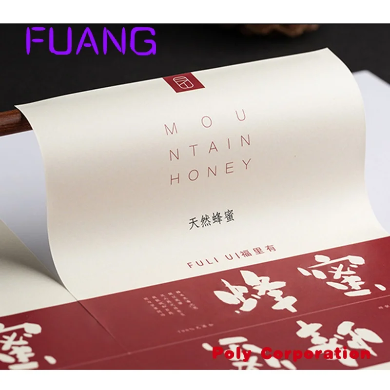 PVC Label Printing, Cosmetic Packing Sticker, Waterproof, Adhesive, Fancy Custom, Skin Care