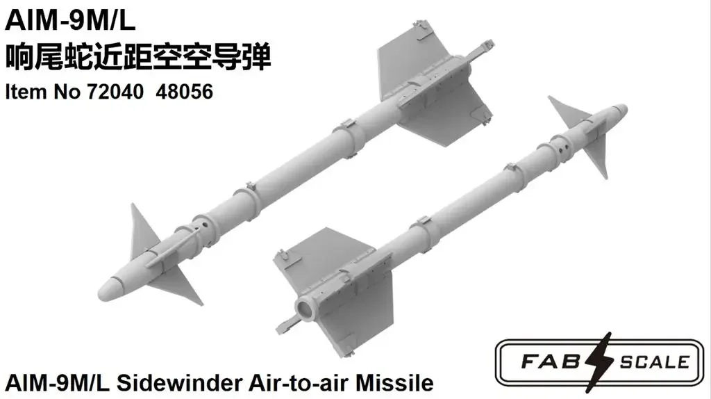 

FAB FA48056, 1/48 шкала, AIM-9M/L, Sidewinder, Воздушная ракета
