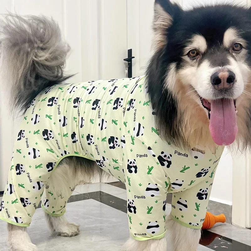 

Large Dog Clothing Summer Big Dog Jumpsuit Samoyed Husky Labrador Golden Retriever Border Collie Dog Clothes Rompers Outfit