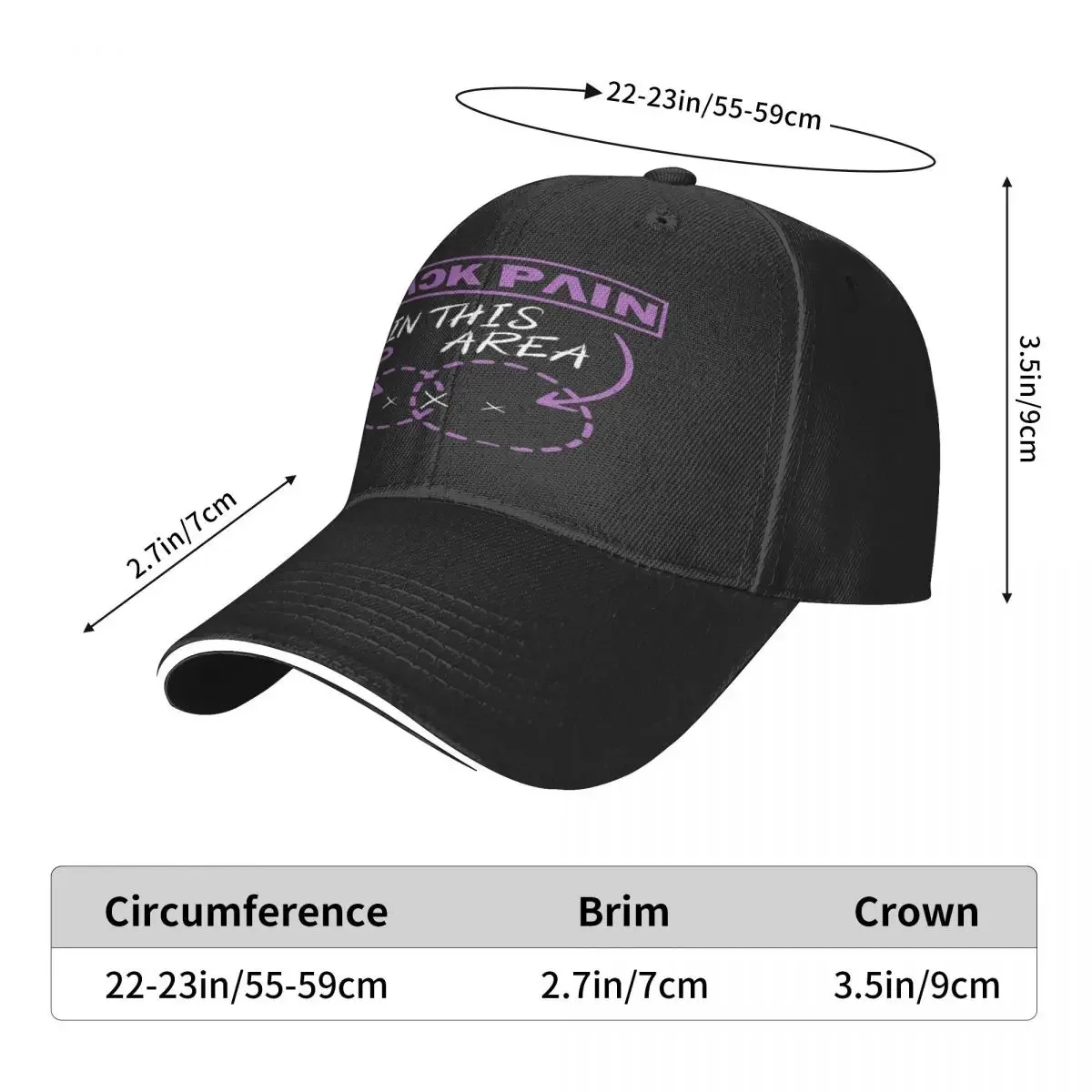 Back Pain In This Area Or Lower Cap Men Men's Hats Caps For Men Cap Man Summer Man Hat Baseball Cap