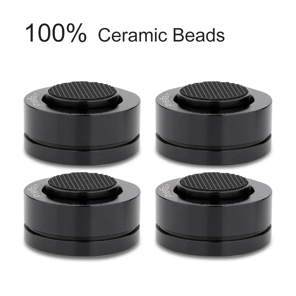 4pcs HIFI Audio Speaker Amplifier Ceramic beads Steel ball Scroll Anti-shock Absorber Foot Feet Nail Pad Vibration Base