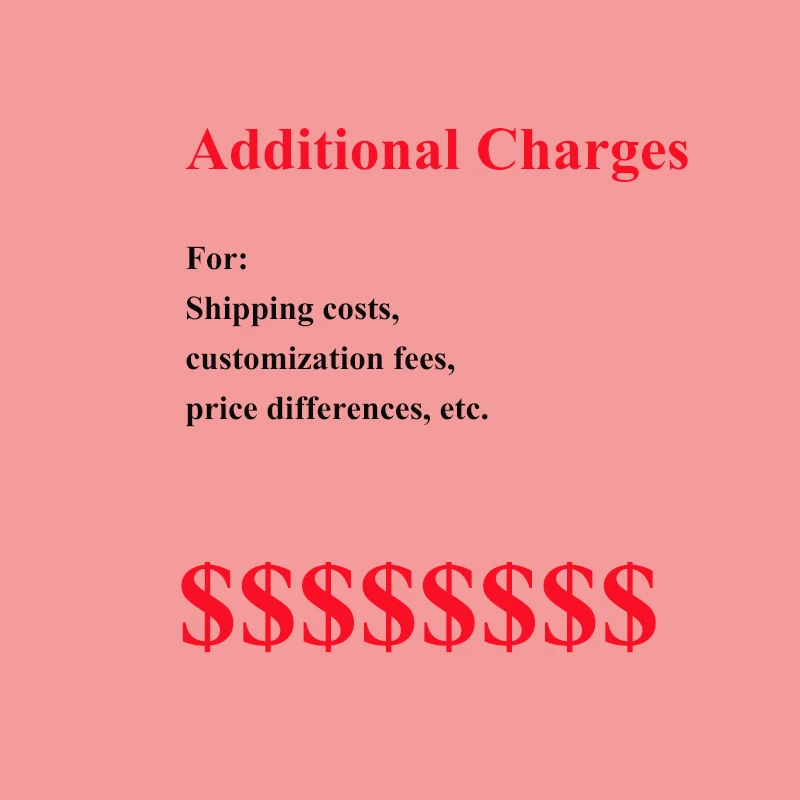 Extra Shipping Fees Additional costs Additional Service Fees Charged Hair Extension