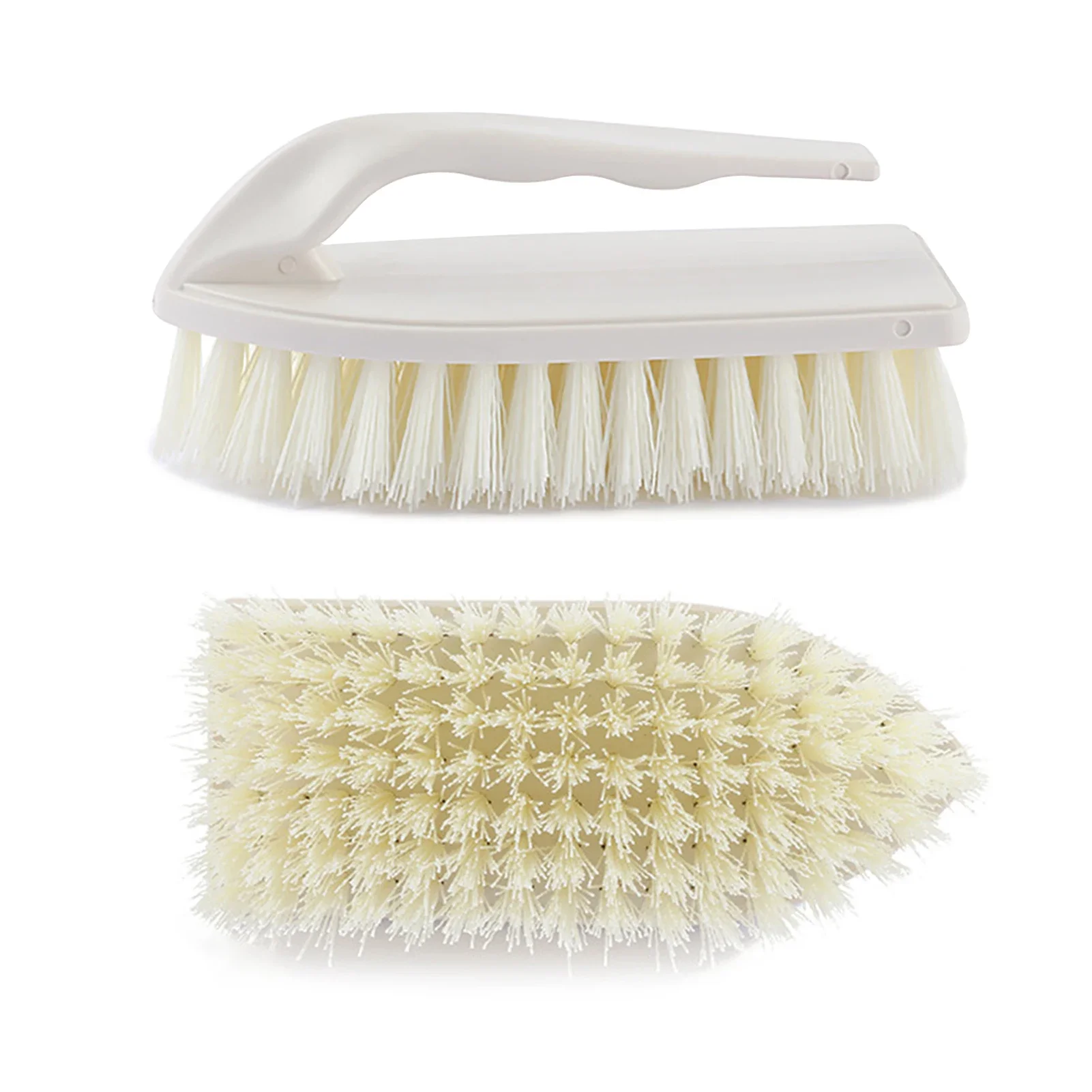 Scrubbing Brush Plastic Cleaning Scrubbing Brush With Handle Non Slip Scrubber Brush Stiff Bristle Clean Kitchen Bath Car Brush