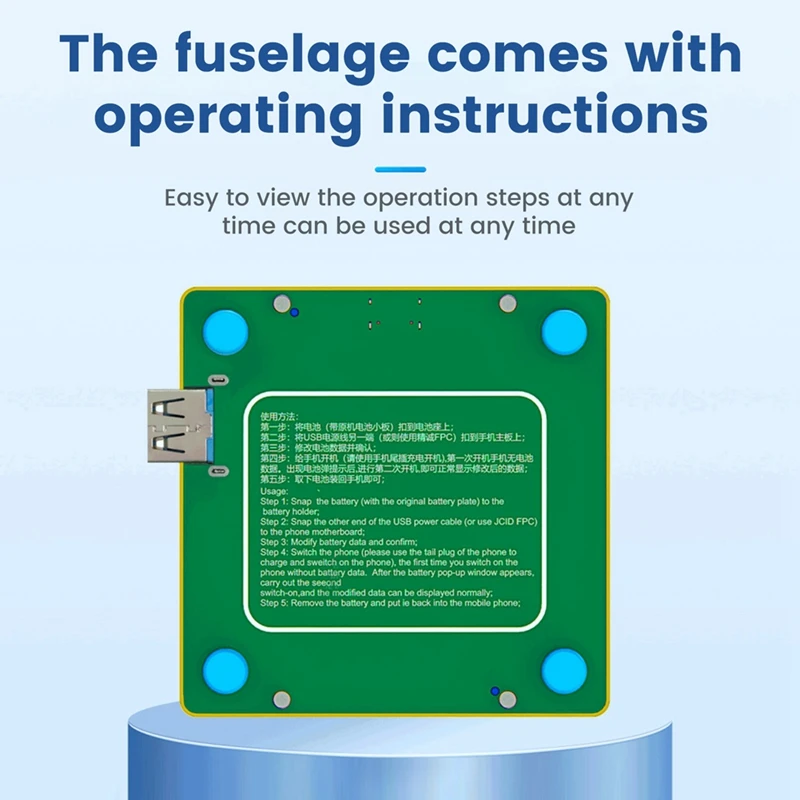 JCID JC Q1 Плата быстрого ремонта здоровья батареи для Iphone 11-15PM Изделить окно - Поддержка модификации тестера эффективности батареи Прочный