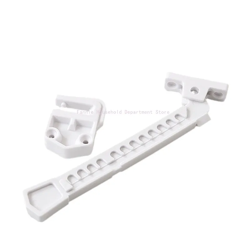 Adjustable Wind Brace Protector Wind Hook Latches Plastic Steel Windows Support Child Proof Door Blocking Lock Limiter