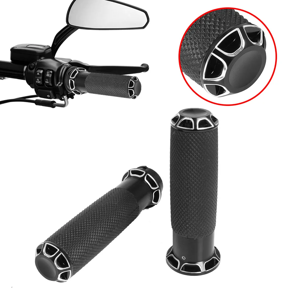 

Suitable for Harley Dyna Sportster 25mm motorcycle grip, aluminum alloy handle glue, non-slip modified handle gloves