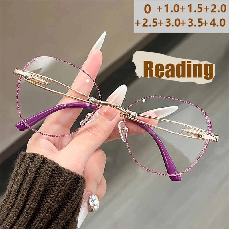 High-end-Lesebrille Mode Junge Brille Rahmen Für Frauen Anti-blau Licht Hd Ultra-licht Lesebrille JH258