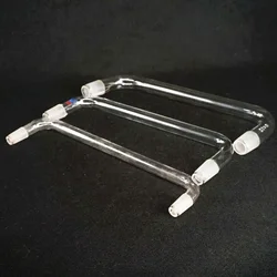 #19 #24 #29 Gezamenlijke 105 Tot 75 Graden Hoek Lab Borosilicaatglas Destillatie Adapter Bend Tube