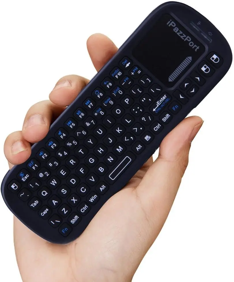 Mini clavier sans fil 2,4 GHz avec pavé tactile et souris combinée pour Android / PC/tablette/PS4/Raspberry Pi 3/HTPC