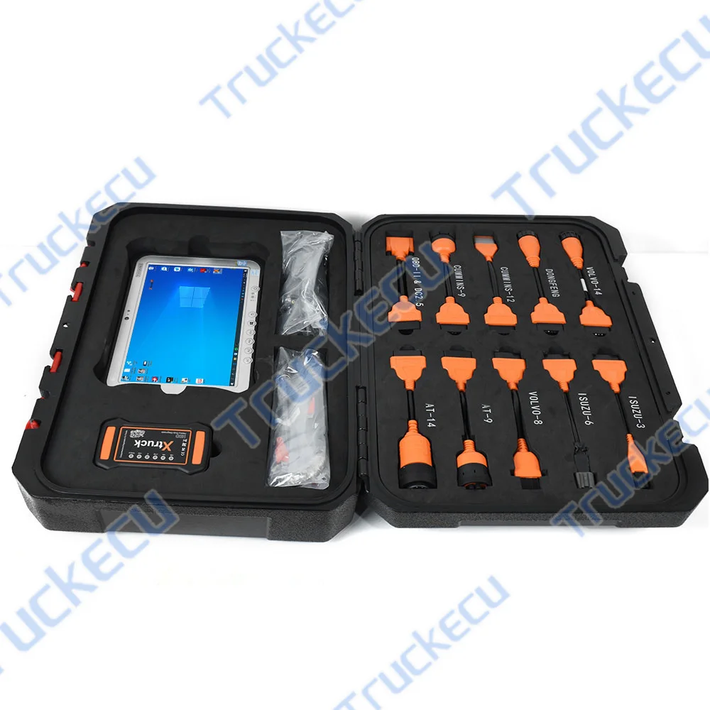 XTRUCK Y009 Multiple brand engineering machinery truck construction excavator diagnostic tool and FZ-G1 tablet FULL SET