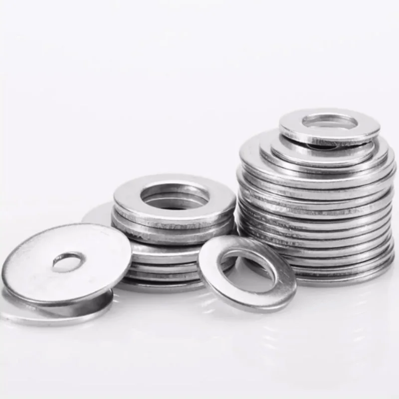 1~200pcs 316 A4 Stainless Steel Flat Washers Plain Gasket Fasteners M1.6 M2 M2.5 M3 M4 M5 M6 M8 M10 M12 M14 M16 M18 M20 M22 M24