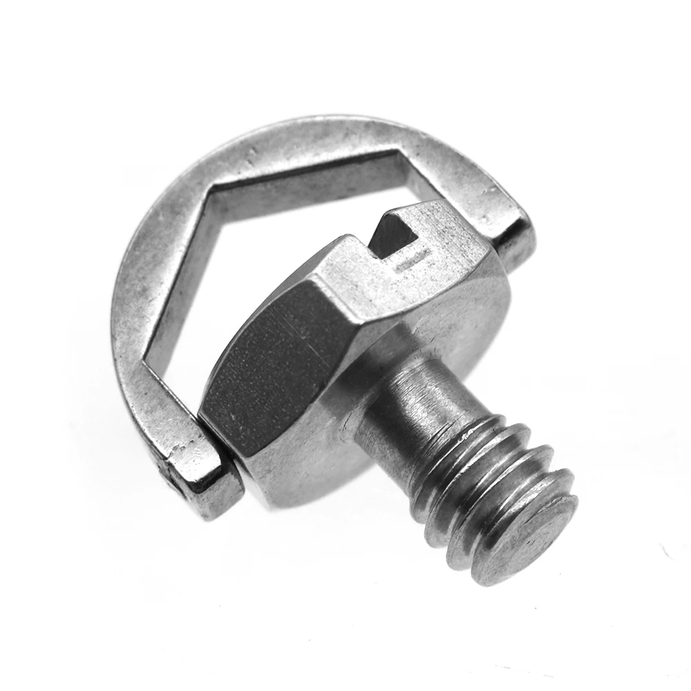 1/4 "Schroef Voor Dslr Camera Statief Quick Release Plaat Zilver