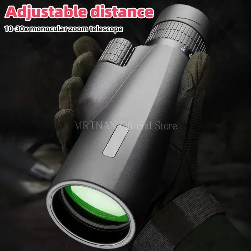 10-30X50 Monocular Telescope Powerful Portable Optical Scope With Tripod Phone Clip For Bird Watching Camping Hiking Outdoor view 3