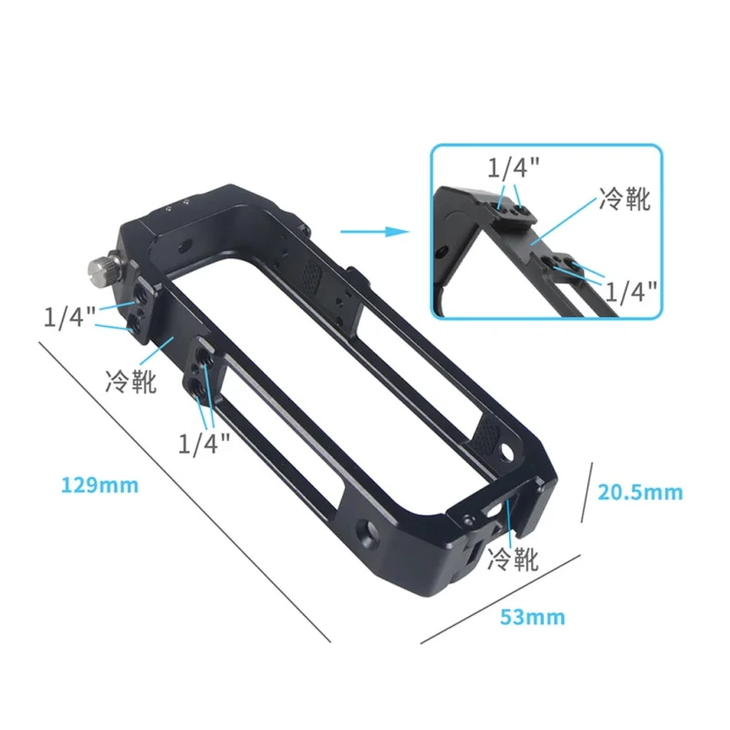 Для Insta360 One X2 рамка из алюминиевого сплава защитный каркас Корпус/Фотоэлемент/Корпус Аксессуары для экшн-камеры металлическая защита