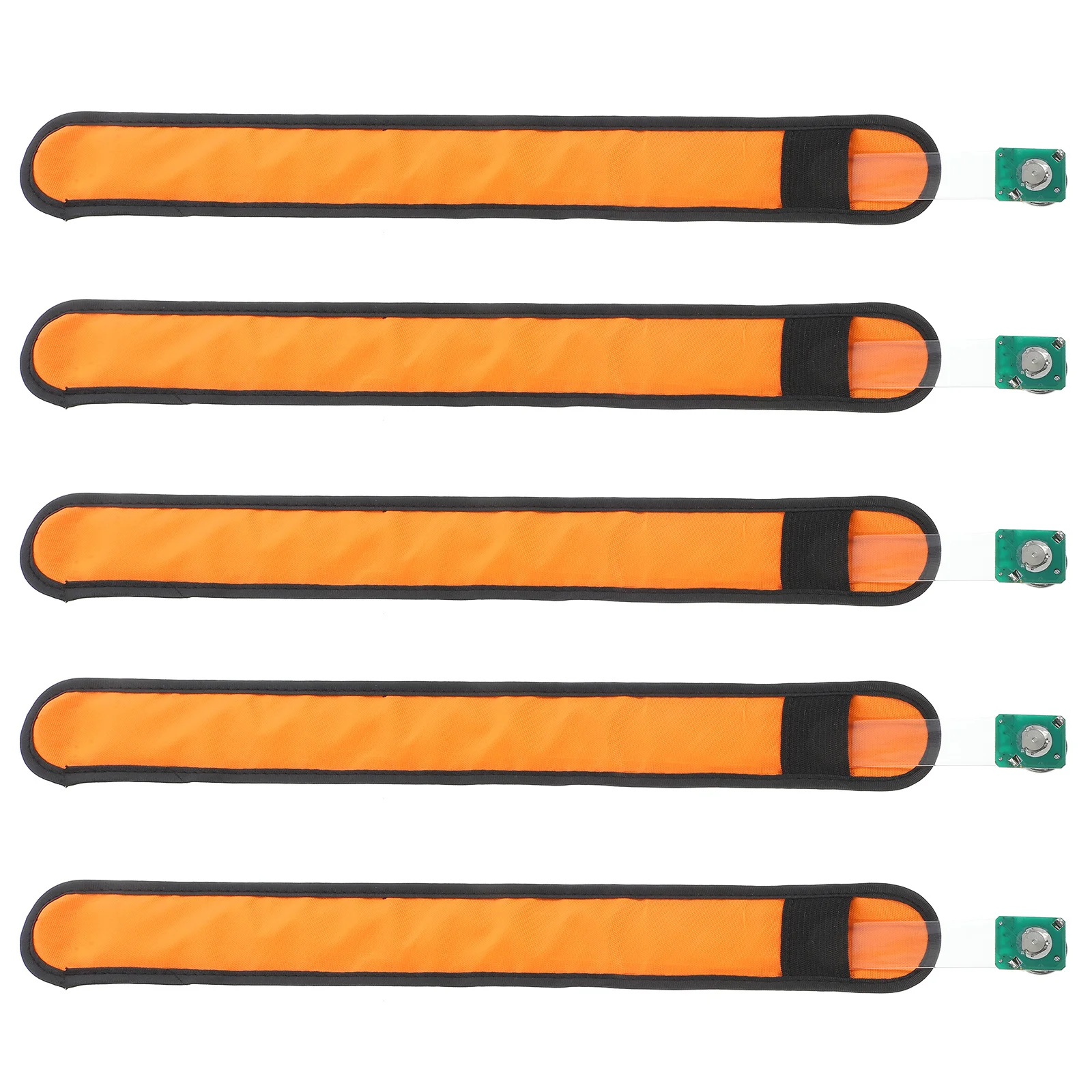 

5pcs Luminous Arm Bands Led Clapping Rings For Night Runs High Visibility Reflective Adjustable Fitness Safety Outdoor Running