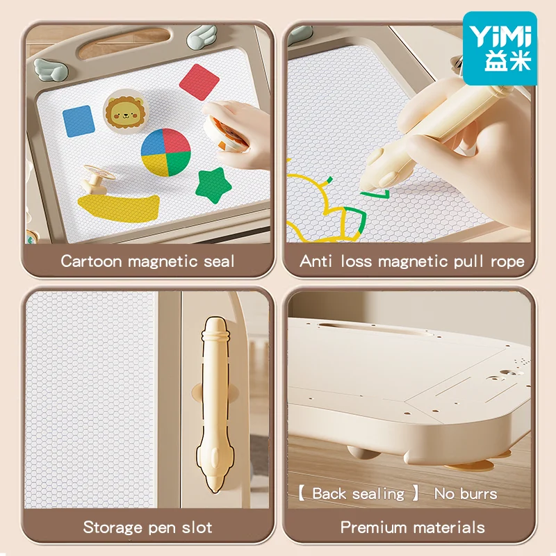 YIMI Kids Magnetische Tekentafel Schrijfbord Magnetische Tekentafel Voor Kinderen Mahinan Budak Perempuan Lelaki Educatief Speelgoed La