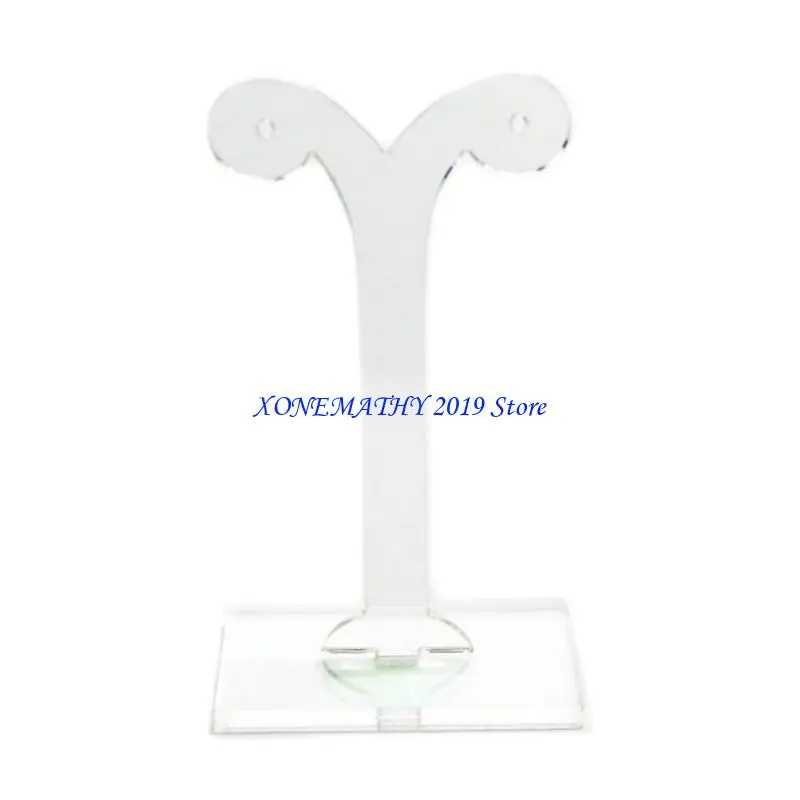 

F42F Earring Display Rack Elegant Acrylic Jewelry Organiser for Counters and Fairs