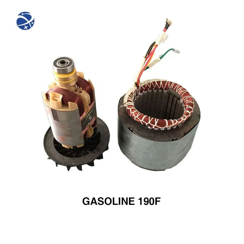 #YUNYI Bison Wholesale Gasoline Generator Spare Parts 190F 6KW Generator Stator and Rotor