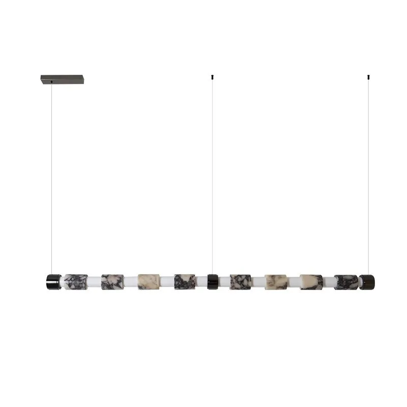 

Modern designer restaurant chandelier marble bar lamp