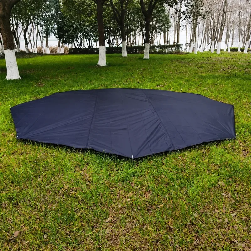 Tingxue 400 Octagonal Beach Mat Waterproof Oxford Cloth Outdoor Picnic Blanket Portable Ground Sheet for Camping Shelter