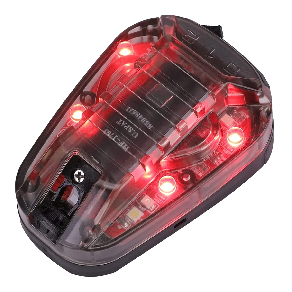 

Helmet Light Signal Light Identification Light IR and Visible LED Helmet Strobe Helmet Light for Outdoor Sport