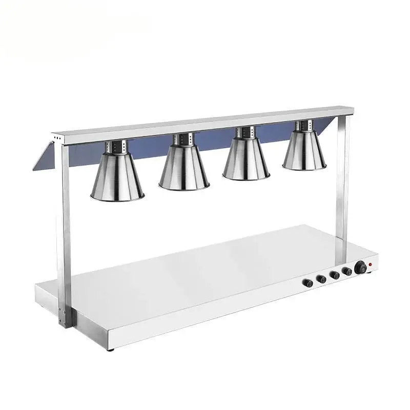 

Buffet Hotel and Restaurant Supplies Four Head Stainless Steel Food Warmer Station