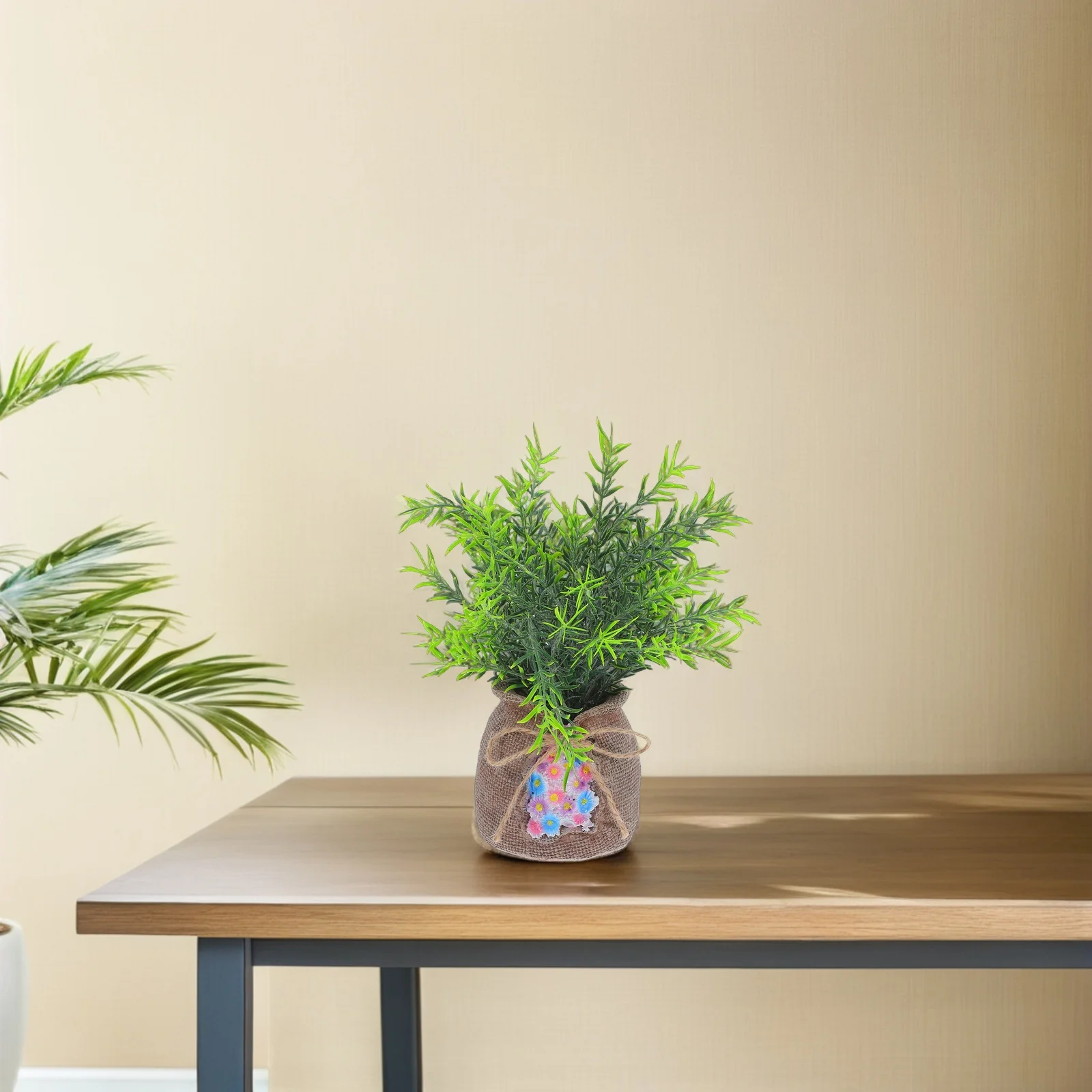 

Resin Burlap Bag-Shaped Planter Unique Design Smooth Finish for Succulents Bonsai Small Flowers Home Garden Decorative Flower