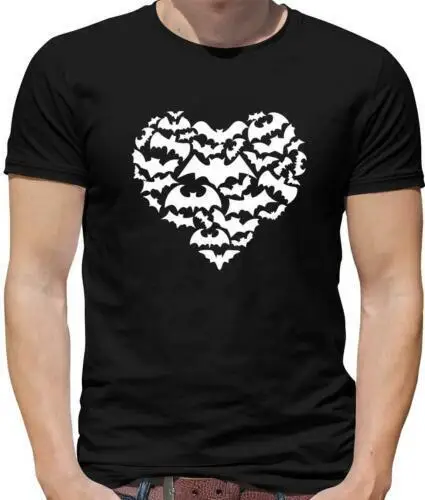 Corazón Amor Animales Murciélagos Camiseta Hombre - Chiroptera - Bat  Mascota