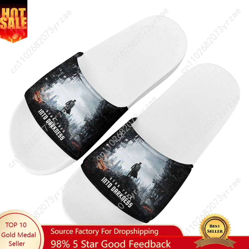 Sandalias Star Trek en la oscuridad, Zapatillas de casa, zapatos de agua para hombres, mujeres, adolescentes, baño, playa, piscina, zapatilla personalizada