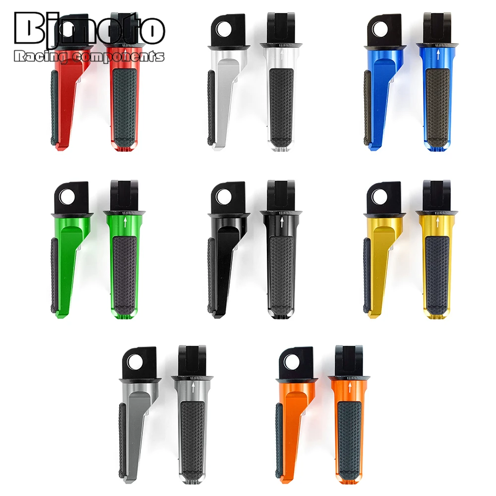 Motorcycle Foot Pegs Front Pedal Footrests For KAWASAKI Z750R Z800 Z800E Z1000 Z1000R ZX-6R ZX6R 636 ZX-10R ZX10R