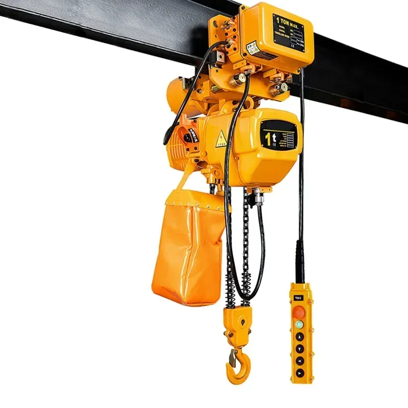 Traveling 1Ton~3Ton Mini Electric Chain Hoist Three-phase Power