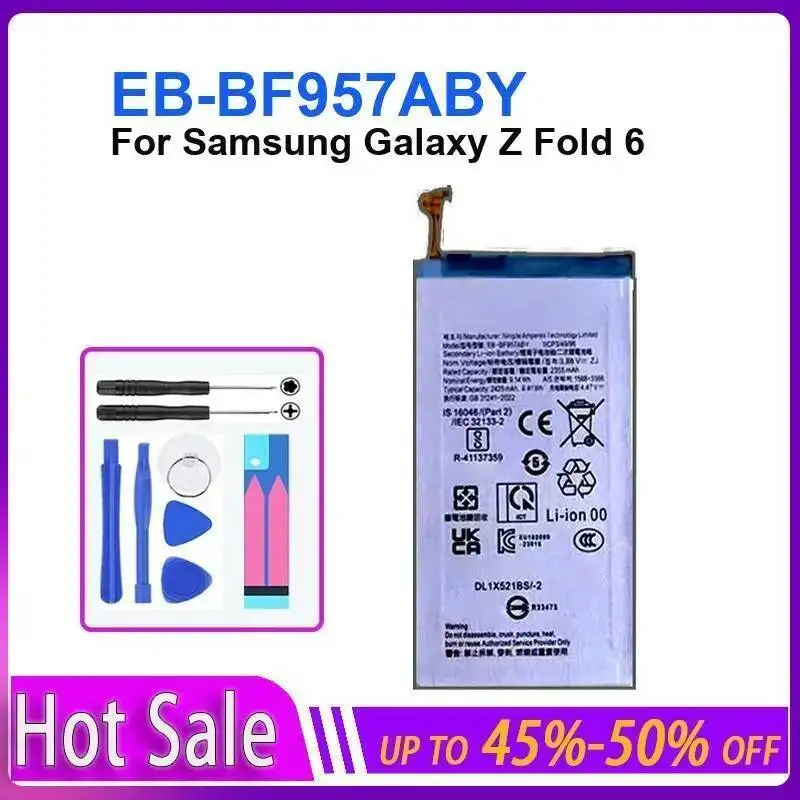 EB-BF957ABY Mobile Phone Battery 2355Mah Stable Power Supply For Samsung Galaxy Z Fold 6