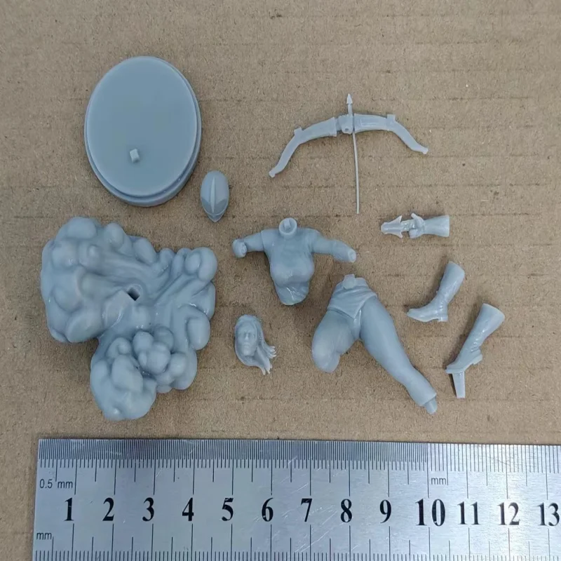 1/24 مقياس تمثال راتنج اللون الوردي أنثى الشيفية المحارب الشكل إصدارين أطقم منمذجة لتقوم بها بنفسك ألعاب غير مجمعة غير مصبوغة