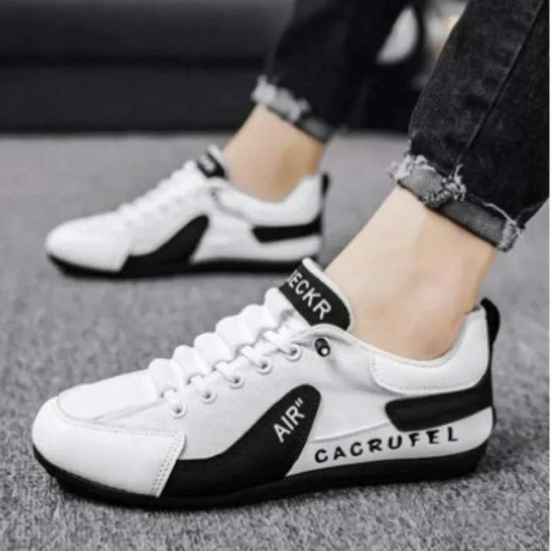 البوب أحذية رياضية رجالي شبكة حذاء كاجوال بفتحات تهوية الربيع الفاخرة شقة أحذية تنس بيضاء في الهواء الطلق الذكور أحذية رياضية Zapatillas De Dep