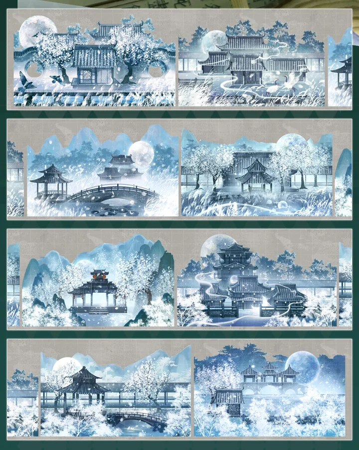 

26-стильная лента васи в древнем стиле, лента васи для домашних животных, легкая наклейка на наждачной бумаге, сделай сам, Lifugui