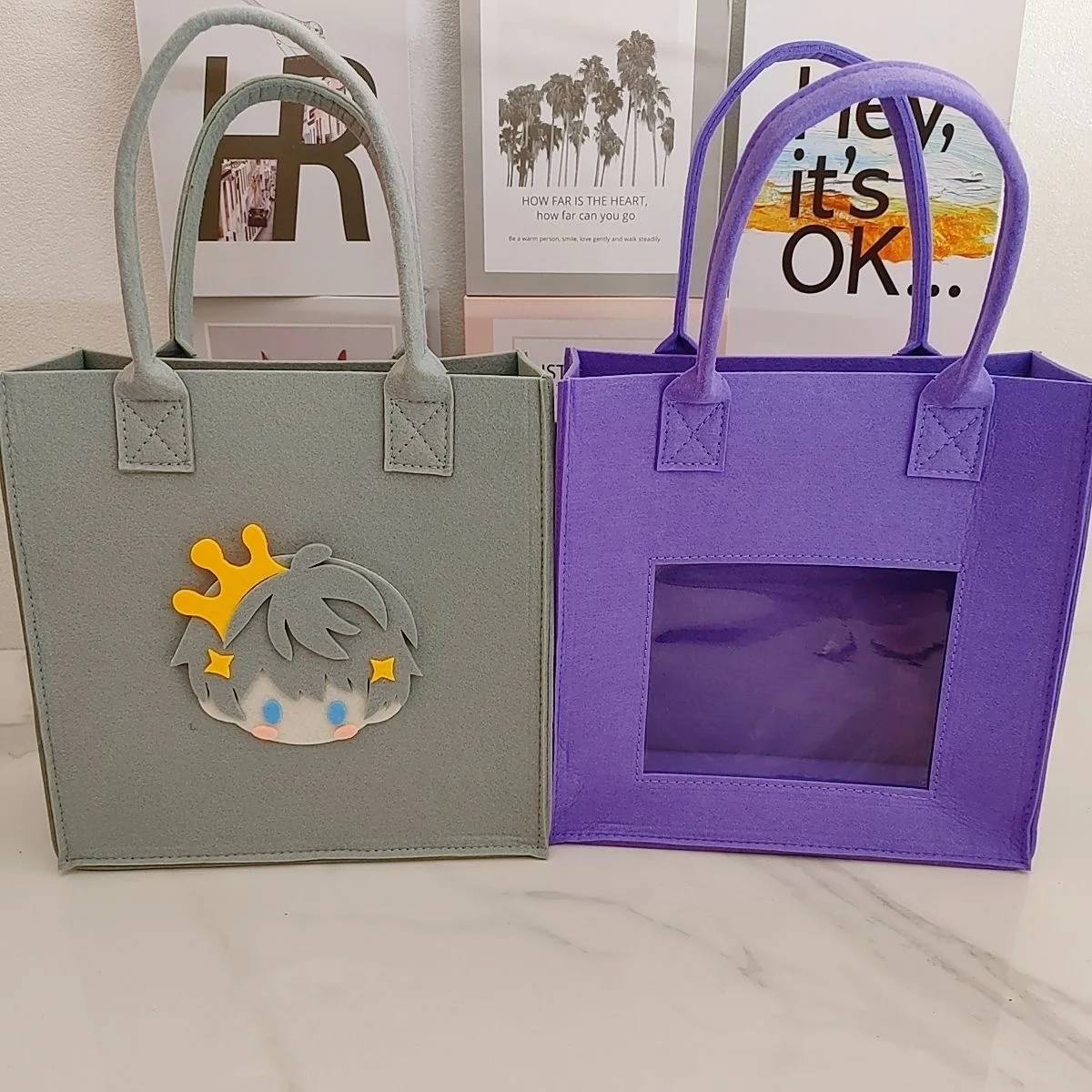 Love and Deep Space Caleb Sylus Rafayel Xavier Zayne Косплей Сумка для боли Простая фетровая сумка трехмерной формы