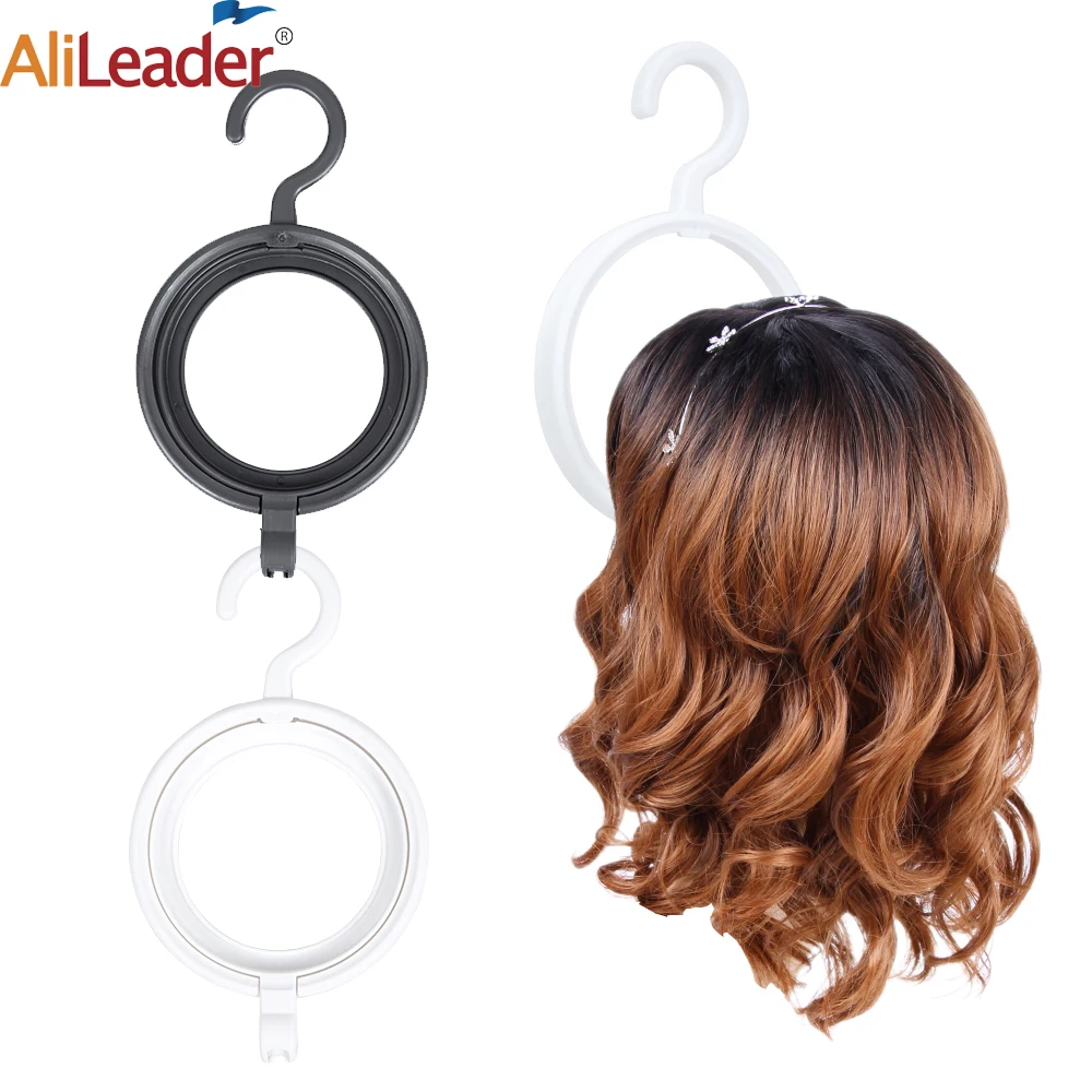 1Pcs Wig Hanger Stand For Multiple Wigs Drying Stand Plastic Hanging Wig Stand Portable Display Wigs Hanger Hanging Wig Dryer