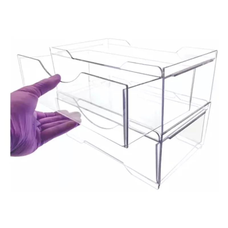 

Multipurpose Organizer Box Acrylic Drawer 2 Drawers Boxes, Boxes and Baskets Decorative Boxes