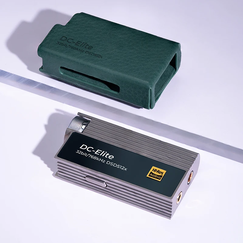 Skórzane etui IBasso do dekodera wzmacniacza IBasso DC-Elite Dongle Cap Flagship Portable DAC USB AMP Decoder — zdjęcie produktu 4