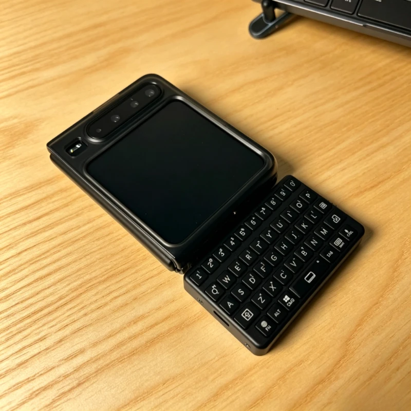 EXknight Magnetic Keyboard Bluetooth Wireless Similar To BlackBerry 3D Printing Backboard for Huawei PuraX Office Phone Keyboard