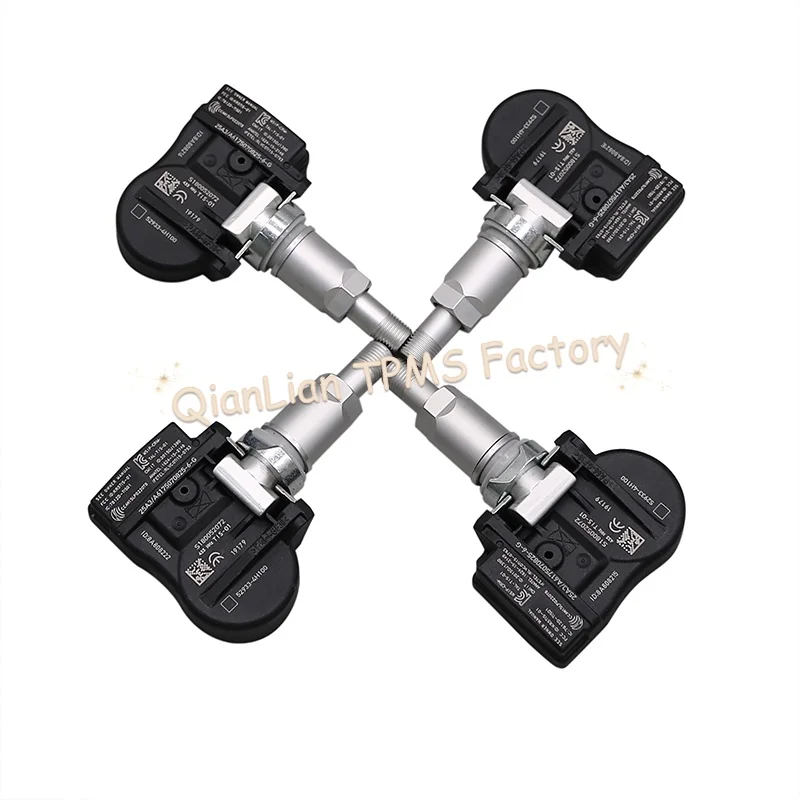 52933-4H100 For Hyundai H-1 Combi Van H100 Van I800 iLoad Starex Tire Pressure Monitor System 4pcs 433Mhz 529334H100 TPMS Sensor
