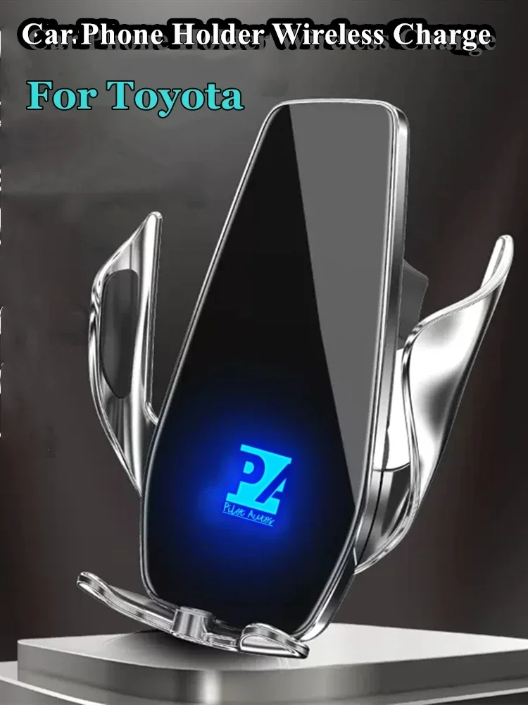 

Car Mobile Phone Holder Wireless Charger GPS Mount For Toyota Harrier Venza Granvia Vios FS Alphard Vellfire